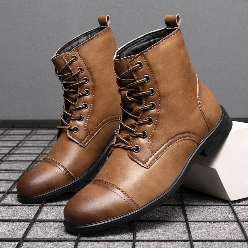 Garrison Leather Boots