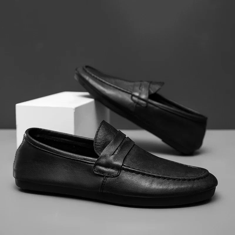 Slavano Leather Loafers