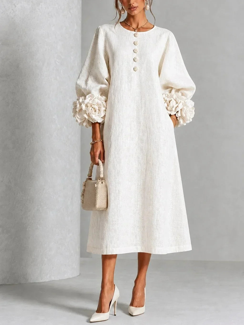 Roselie Floral Midi Dress