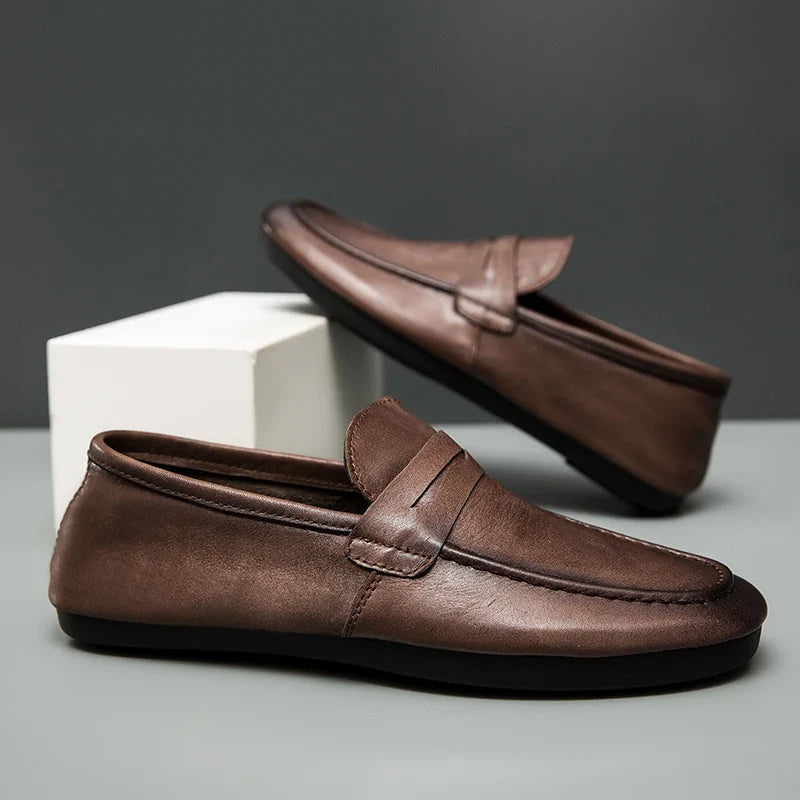 Slavano Leather Loafers