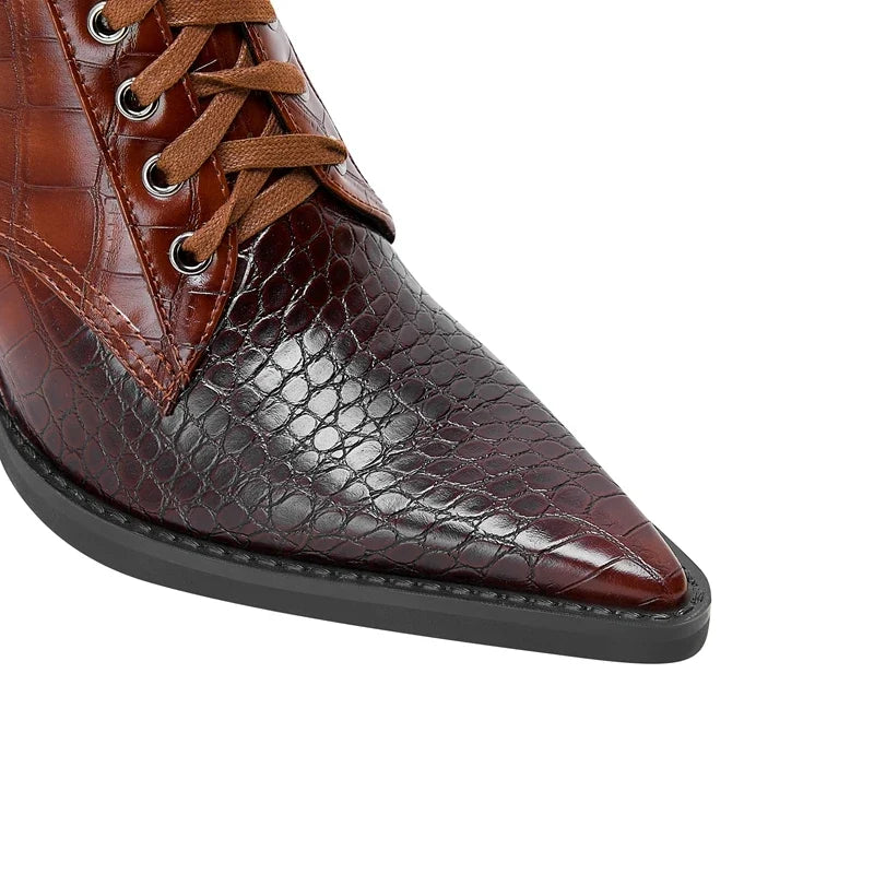 Westline | Lace-Up Leather Boots