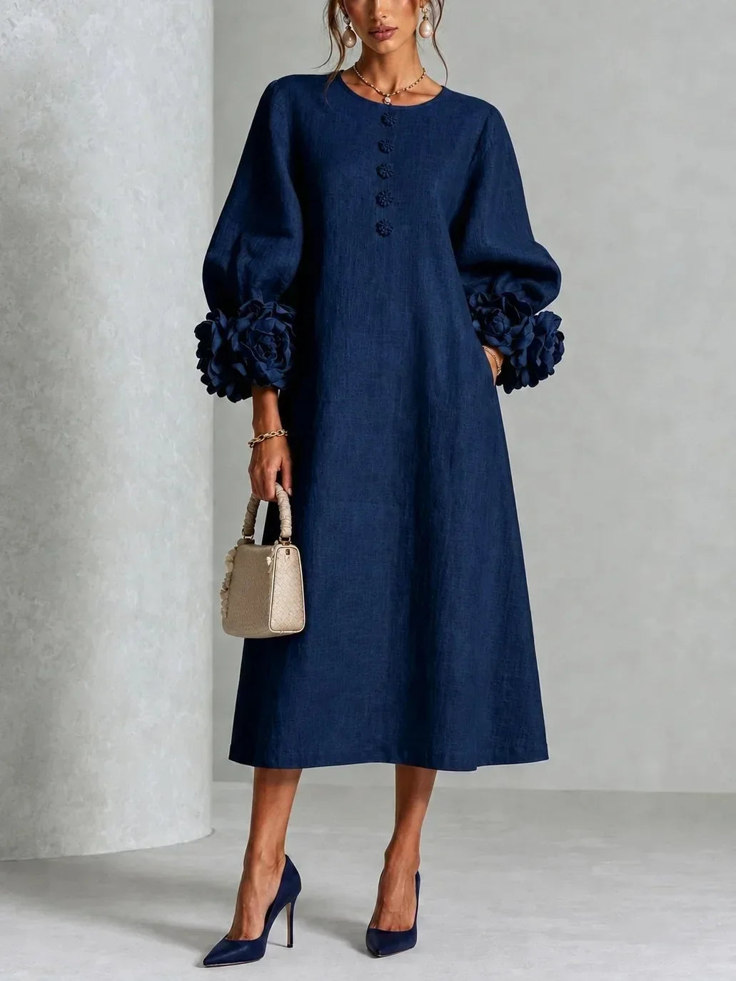 Roselie Floral Midi Dress