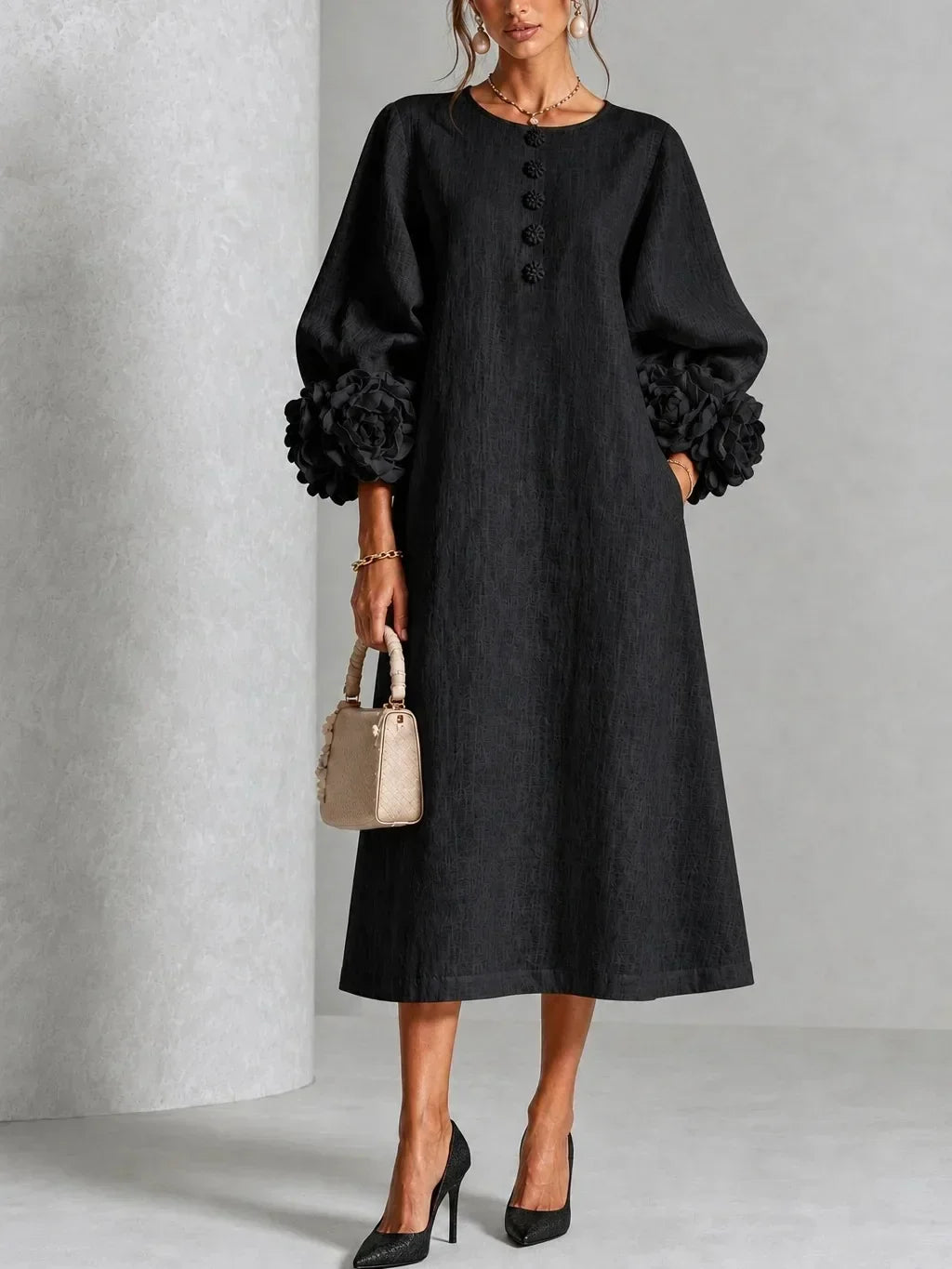 Roselie Floral Midi Dress