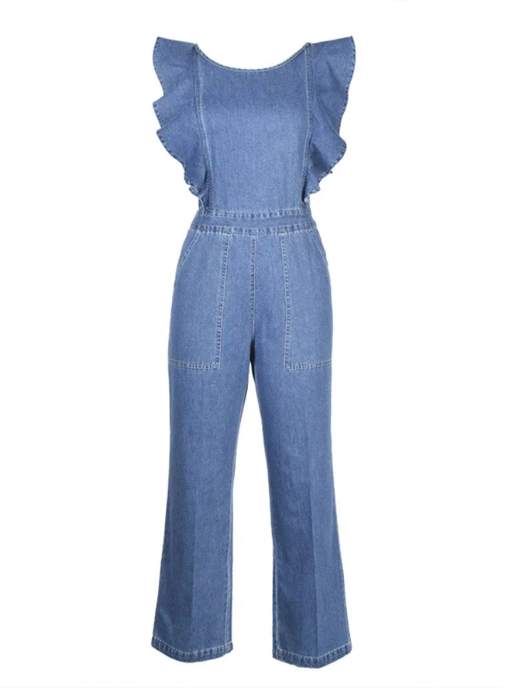 MANON - Elegant Denim Jumpsuit