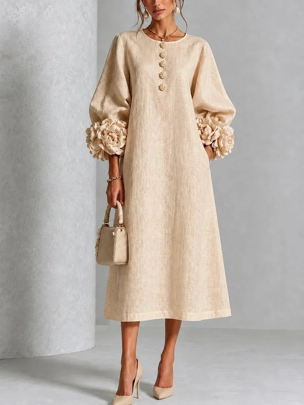 Roselie Floral Midi Dress