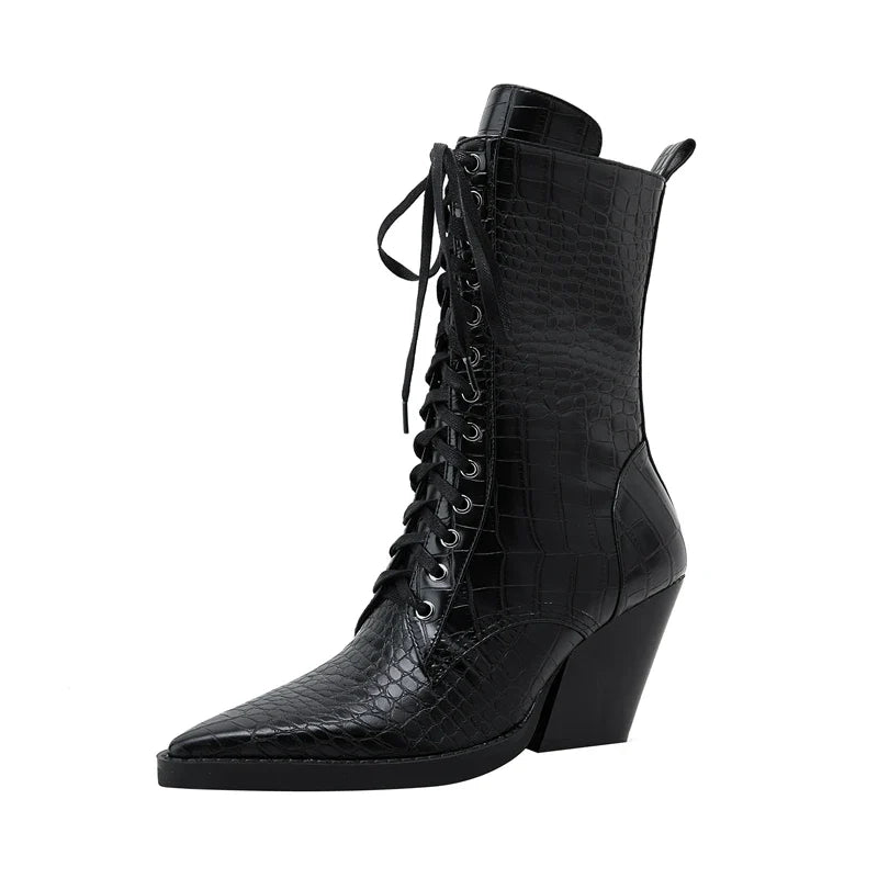 Westline | Lace-Up Leather Boots