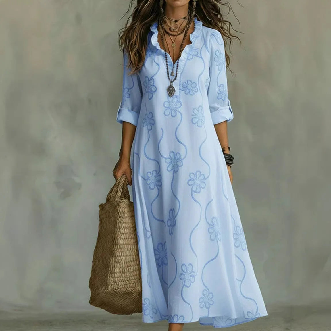 Rosa | Elegant Floral Dress