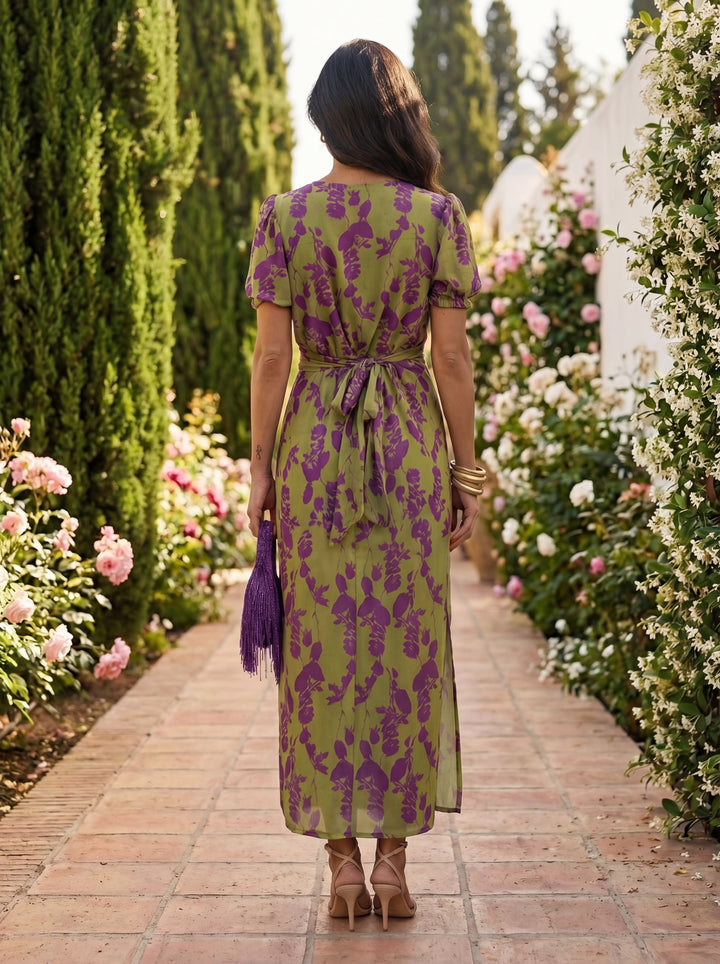 Sierra | Elegant Silk Fabric Dress