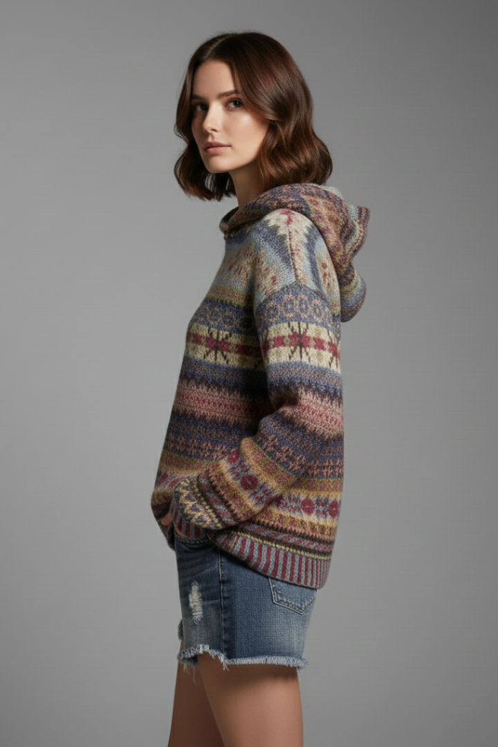 Dakota | Ribbed-Cuff Hoodie