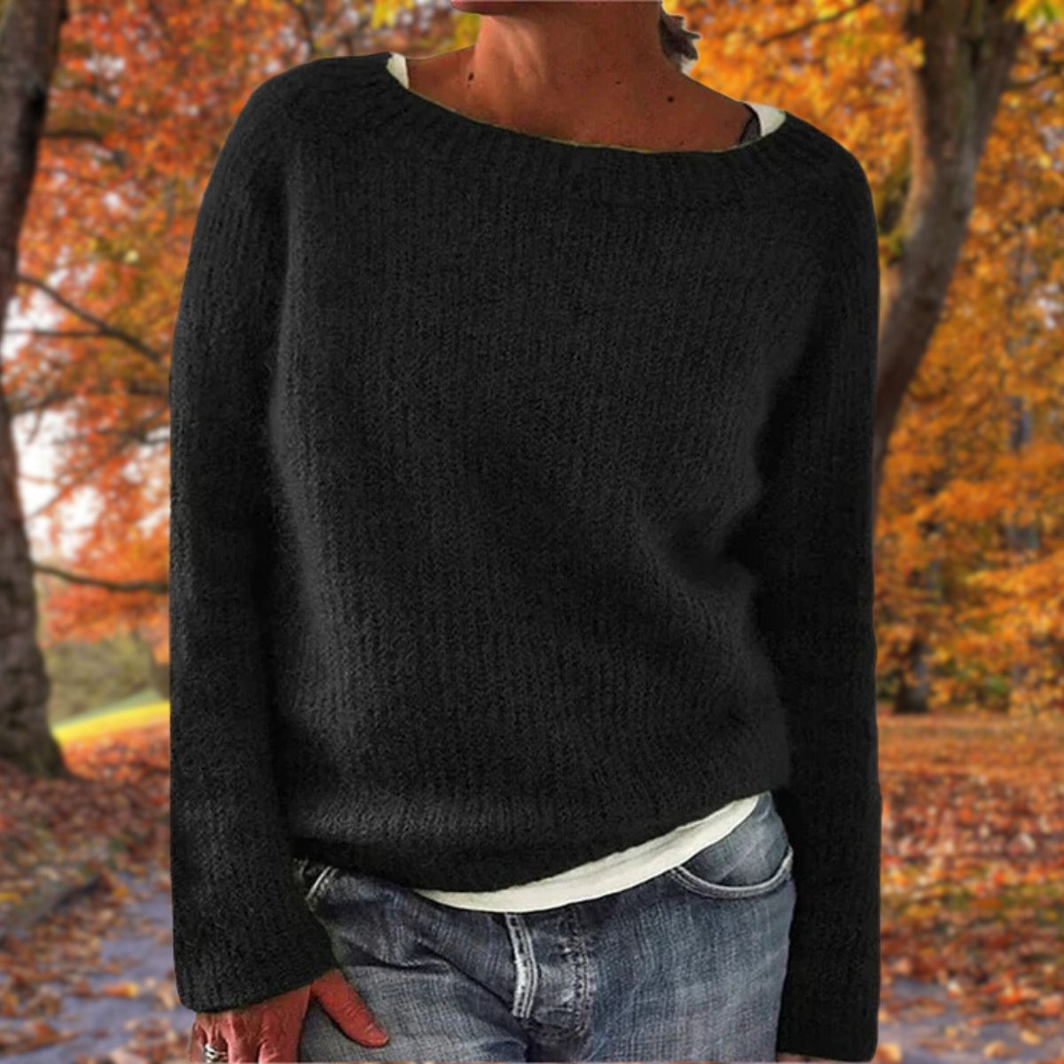 Elsie | Boat-Neck Jumper