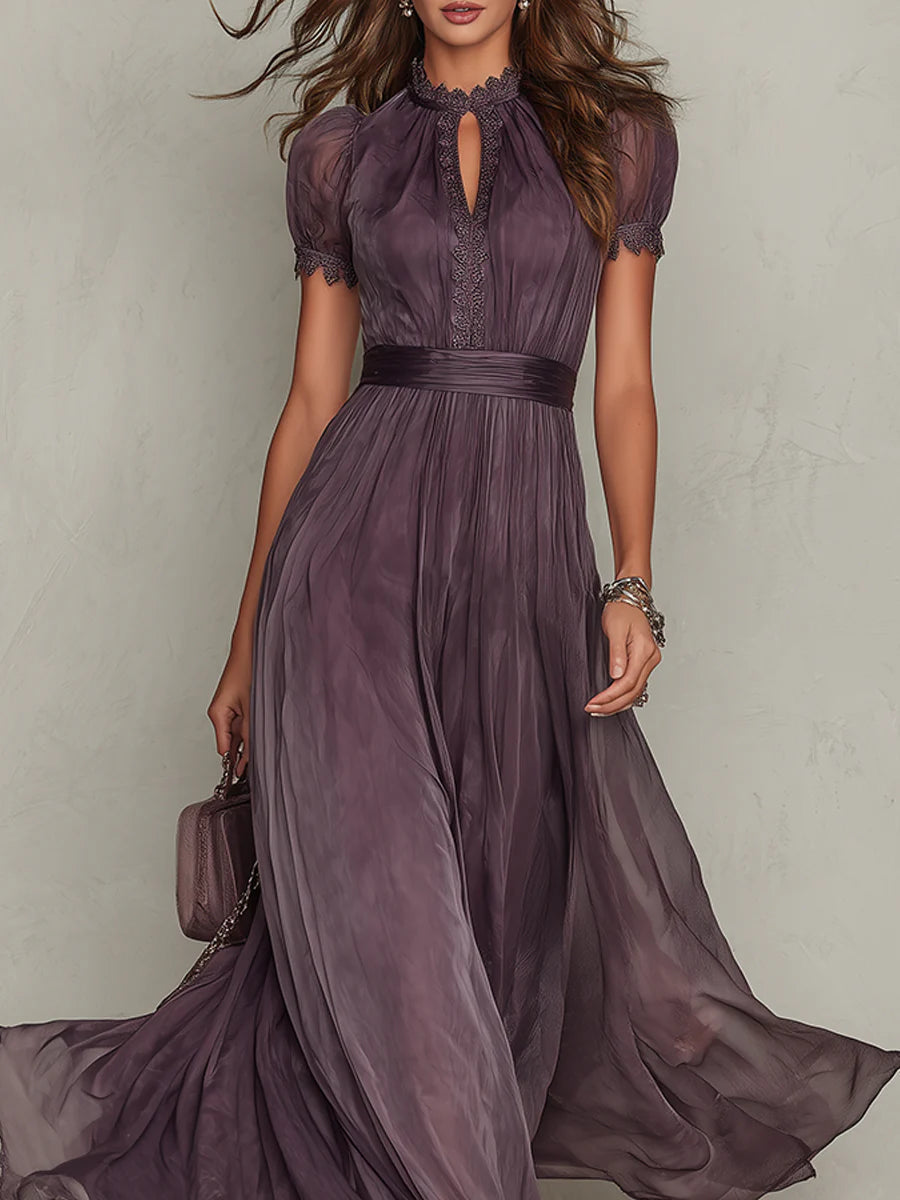 Skylar | Long Dress in Luxurious Fabric Unmatched Elegance