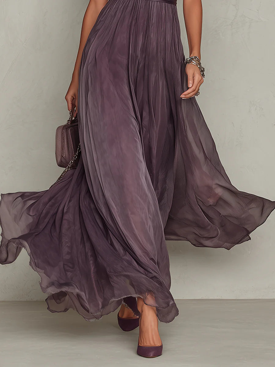 Skylar | Long Dress in Luxurious Fabric Unmatched Elegance