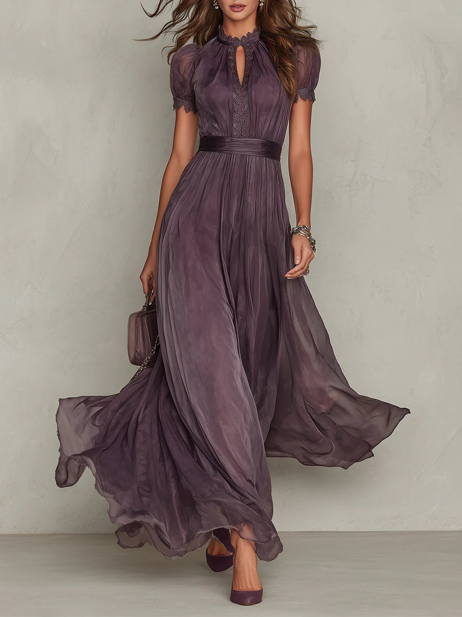 Skylar | Long Dress in Luxurious Fabric Unmatched Elegance