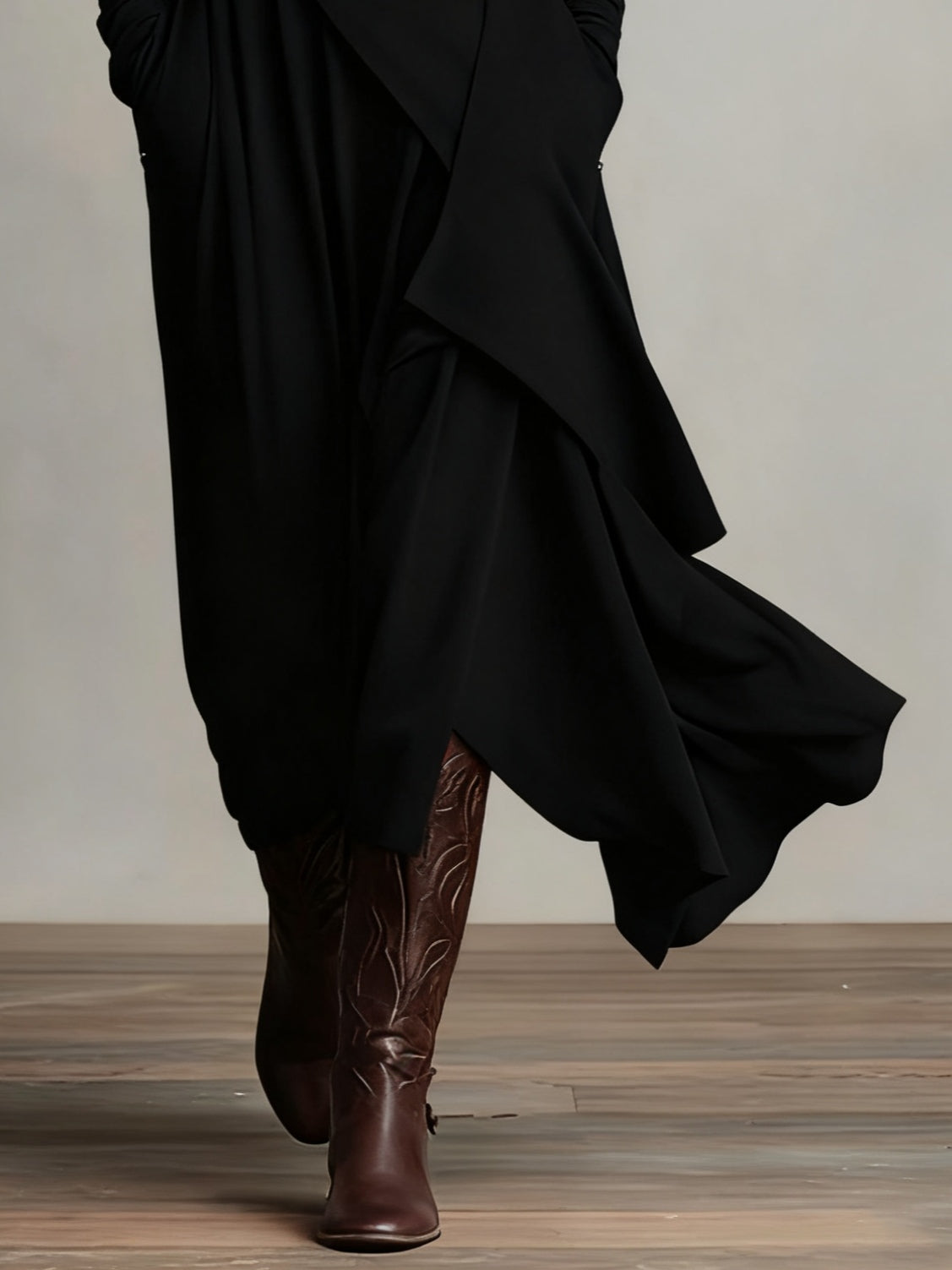 Genevieve | Turtleneck Maxi Dress