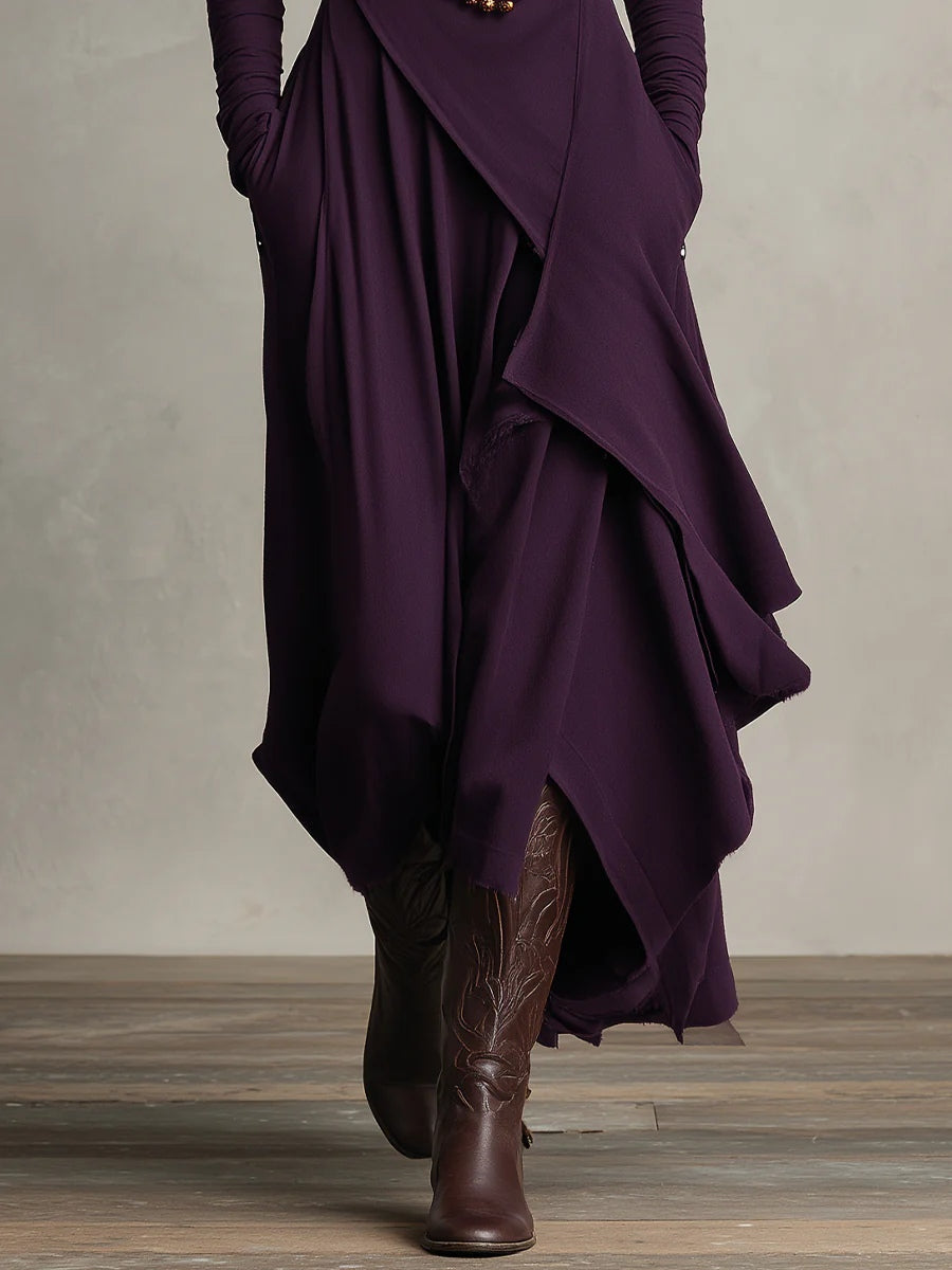 Genevieve | Turtleneck Maxi Dress