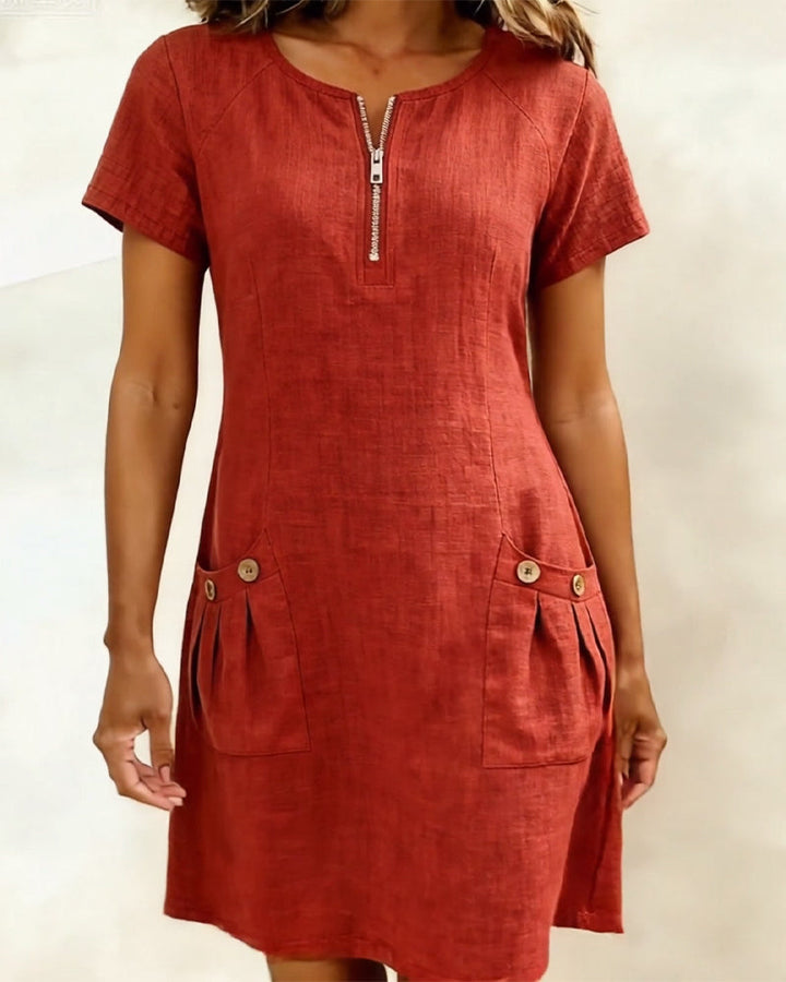 Alma | Zipper Dress