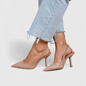 Beige leather