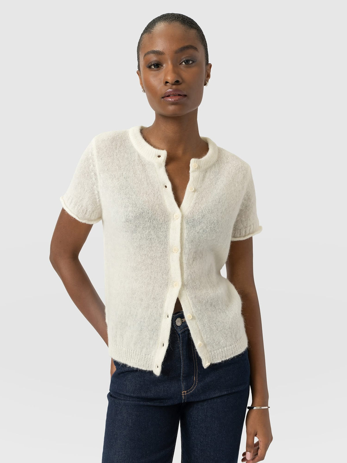 Ariella | Short-Sleeve Cardigan