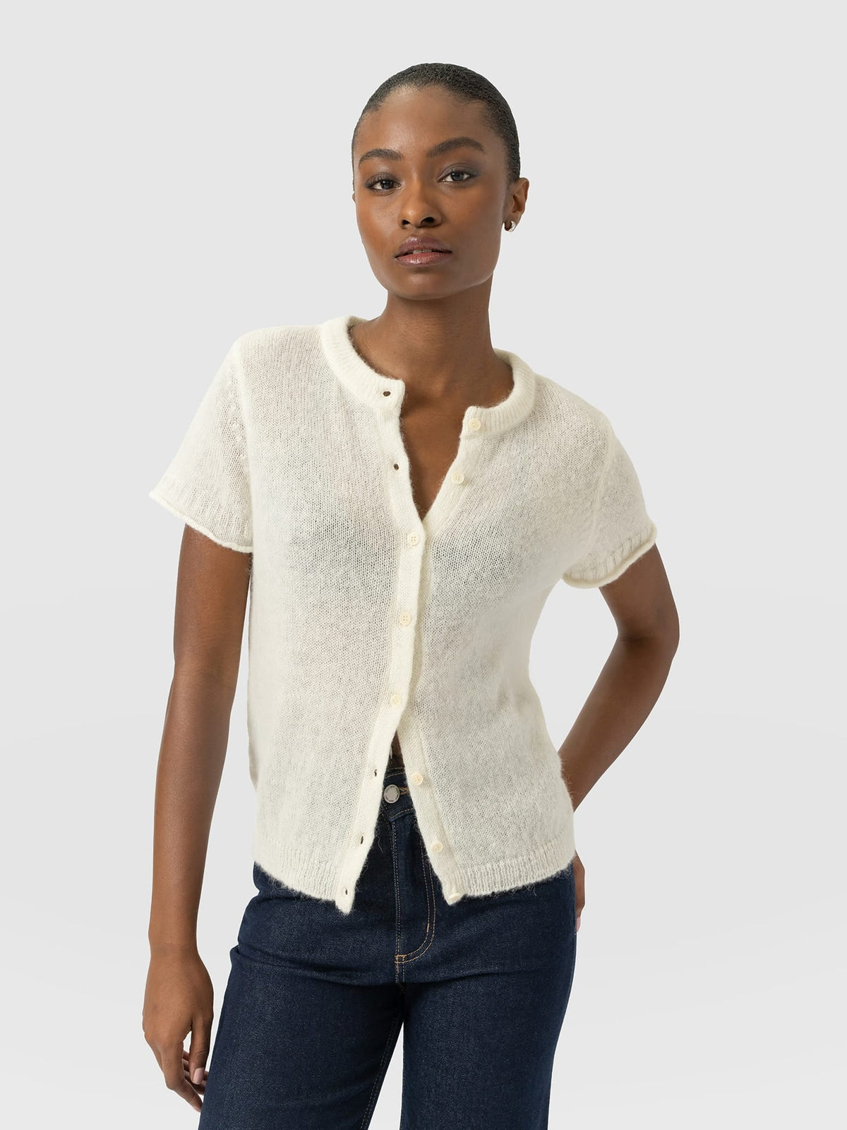 Ariella | Short-Sleeve Cardigan