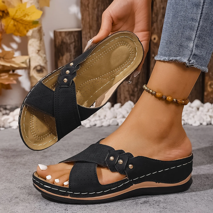 PATRICIA - Elegant Wedge Sandals