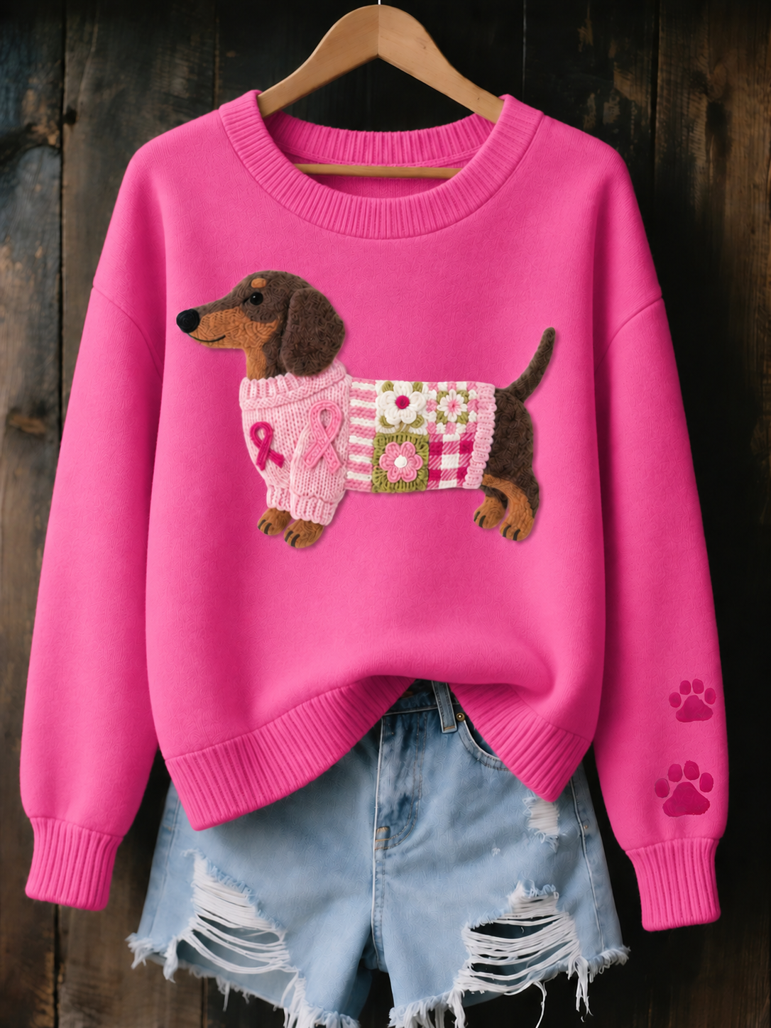 Myron | Dachshund Knit Jumper