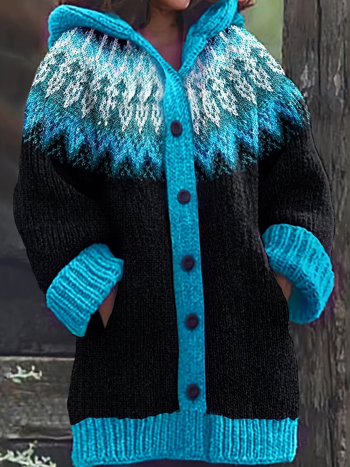 Gulnur Hooded Knit Jumper