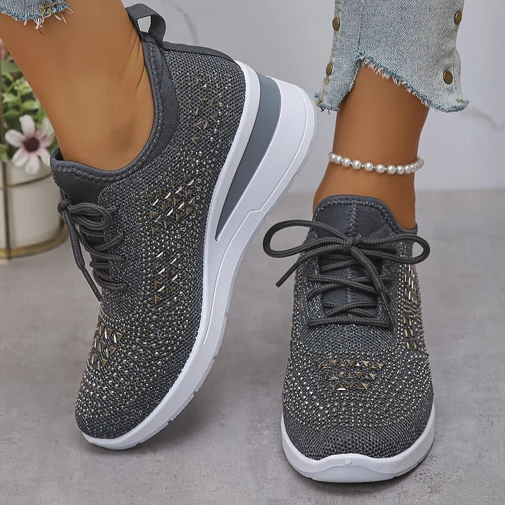 Assina | Comfortable trainers with rhinestone details