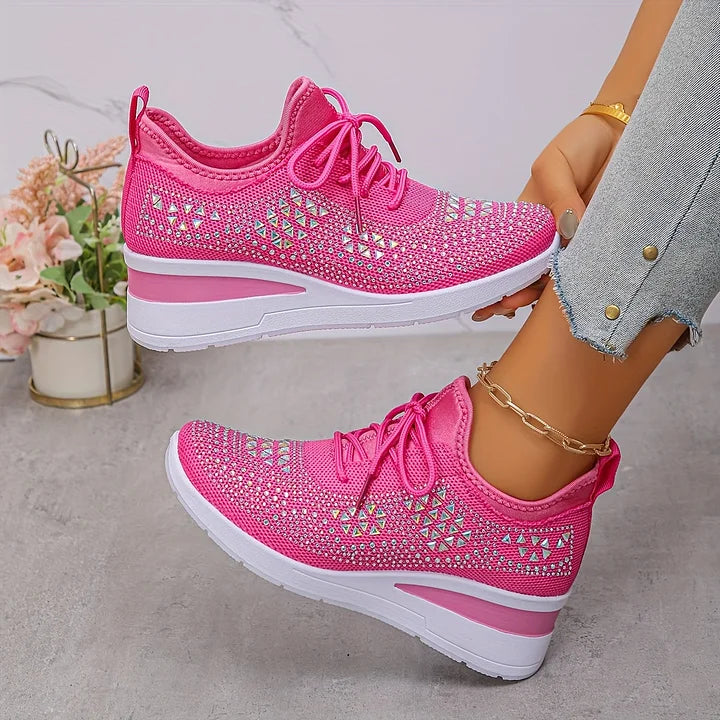 Assina | Comfortable trainers with rhinestone details