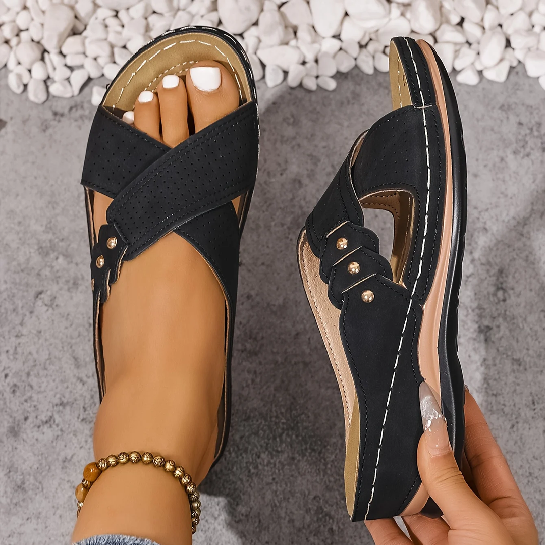 PATRICIA - Elegant Wedge Sandals