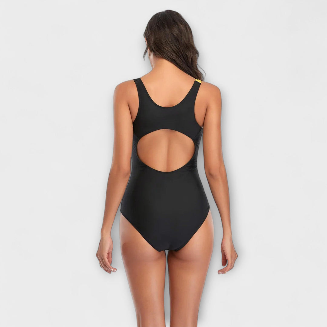 Irene | Sporty One-Piece Swimsuit with Back Cutout