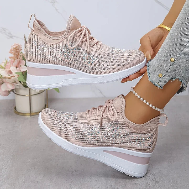 Assina | Comfortable trainers with rhinestone details