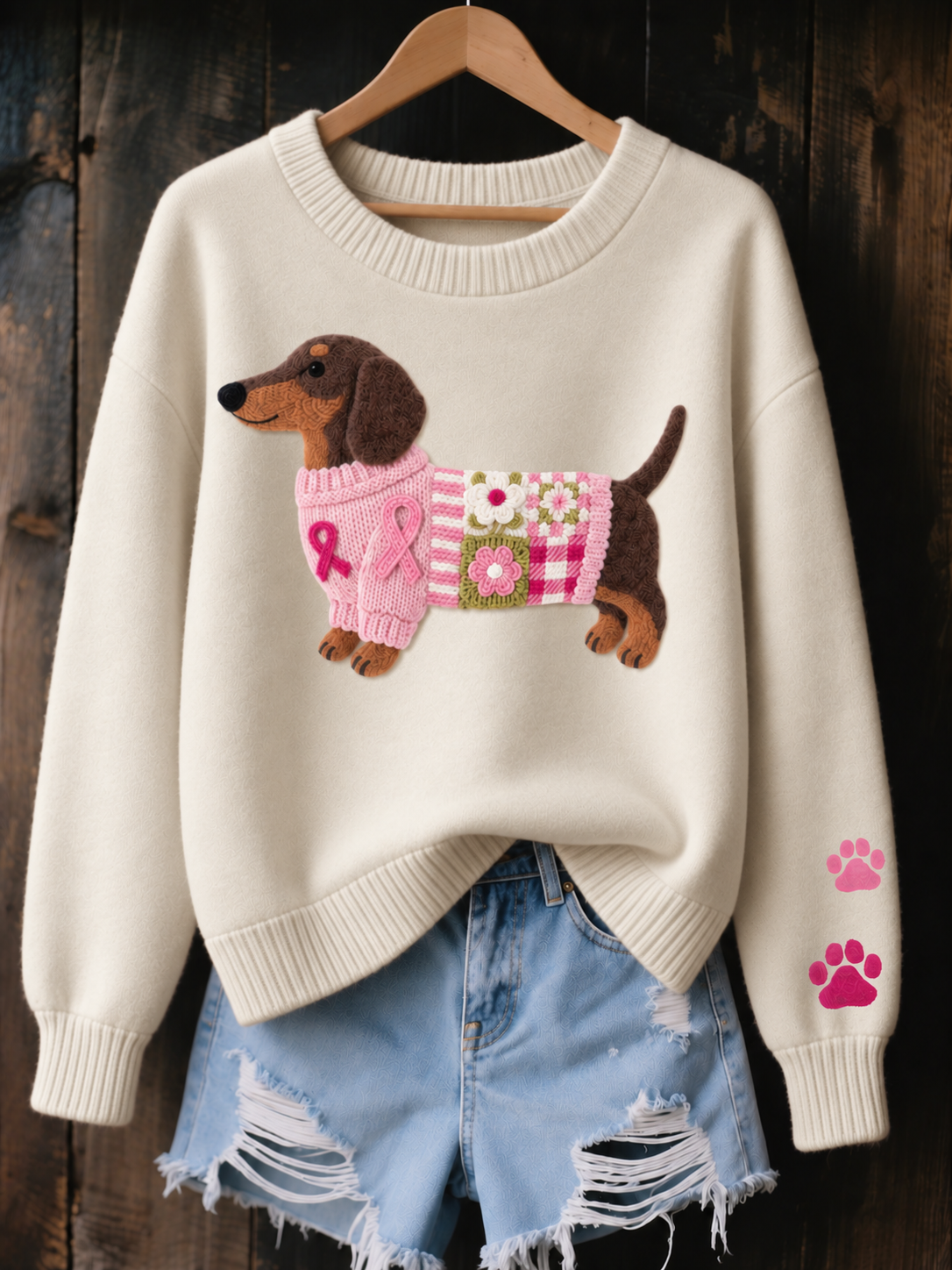 Myron | Dachshund Knit Jumper