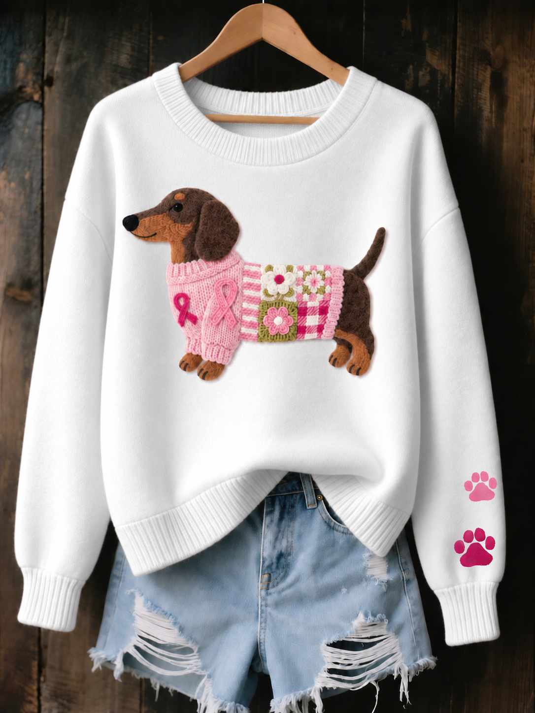 Myron | Dachshund Knit Jumper