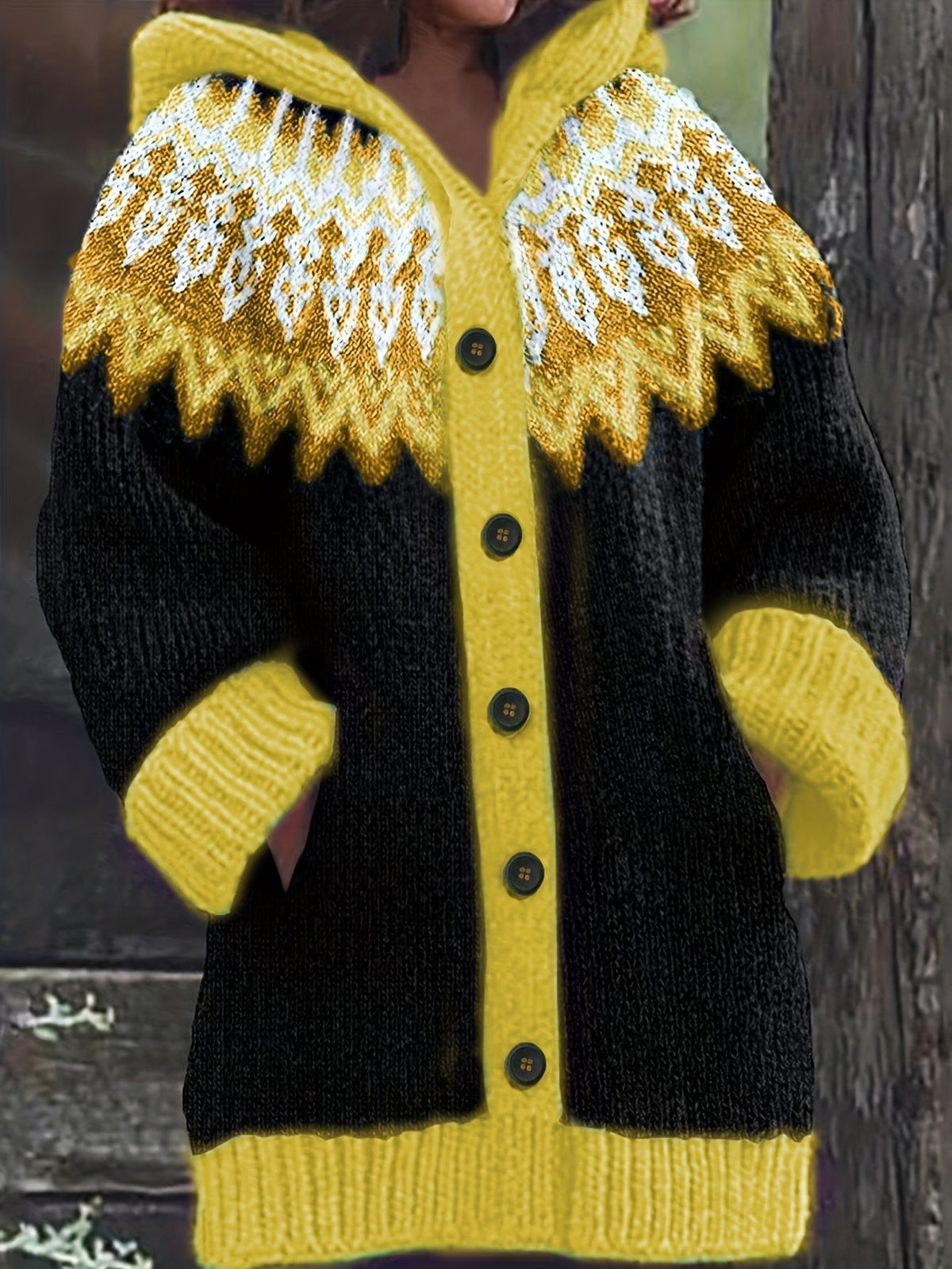 Gulnur Hooded Knit Jumper