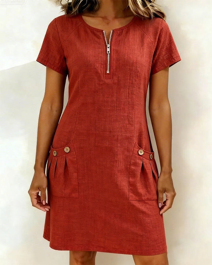 Alma | Zipper Dress