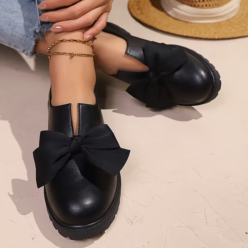 Nargiza Bow Loafers
