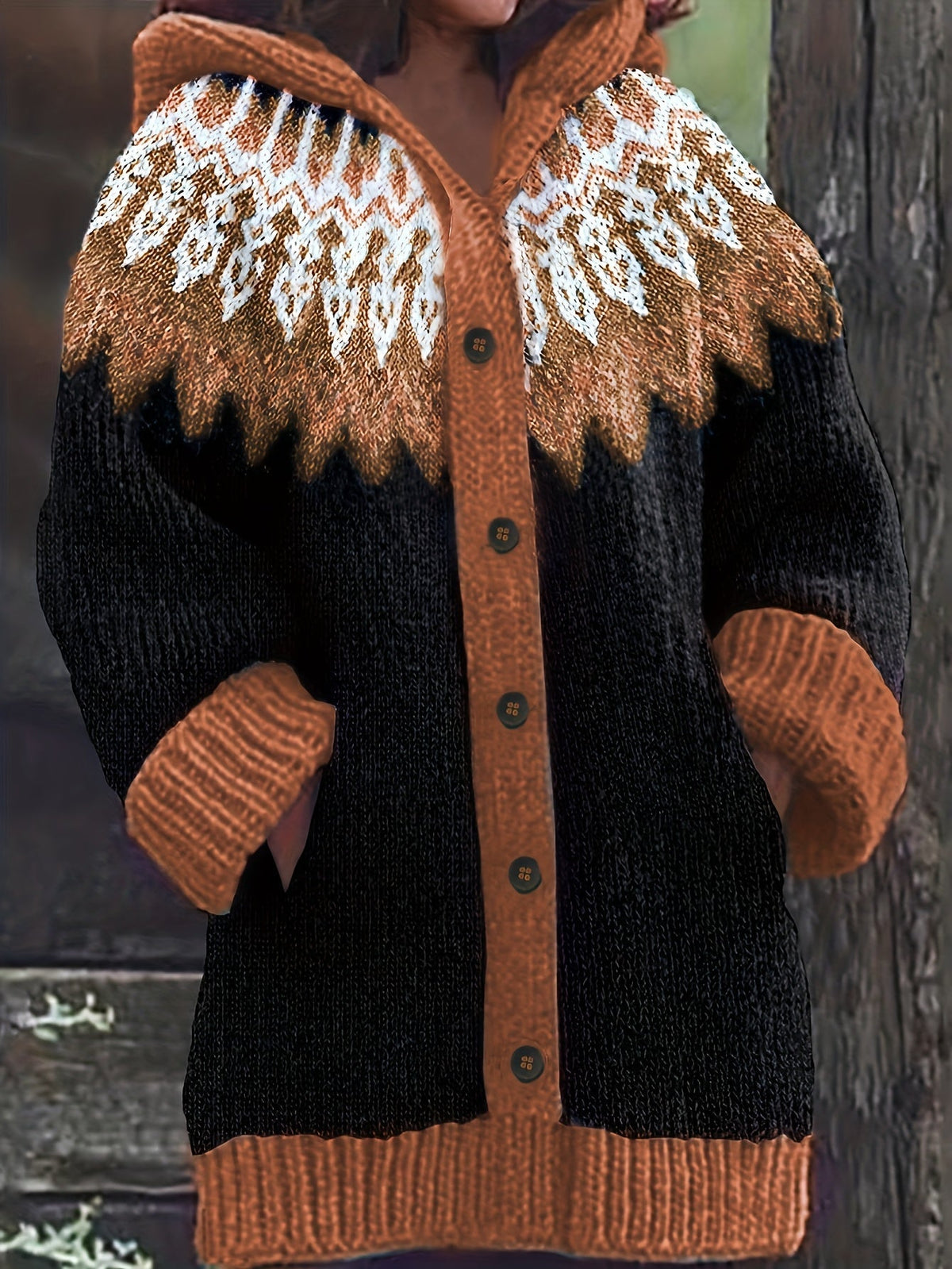 Gulnur Hooded Knit Jumper