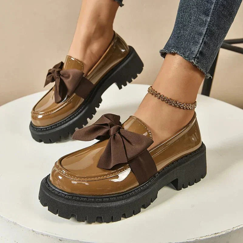 VALERY - Glossy Chic Loafers