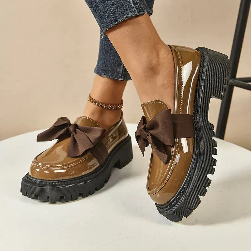 VALERY - Glossy Chic Loafers