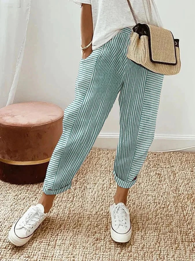 LORI - Women's Striped Pants