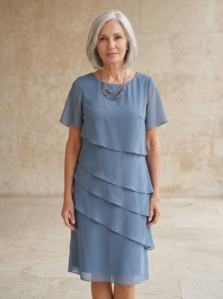 Rose | Layered Midi Dress