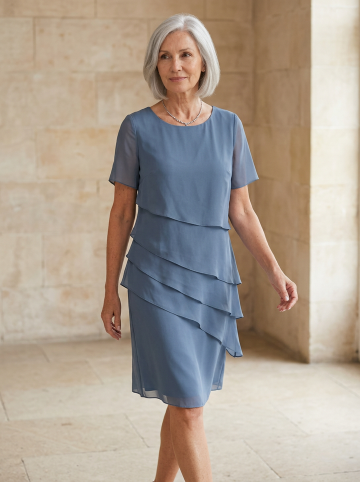 Rose | Layered Midi Dress