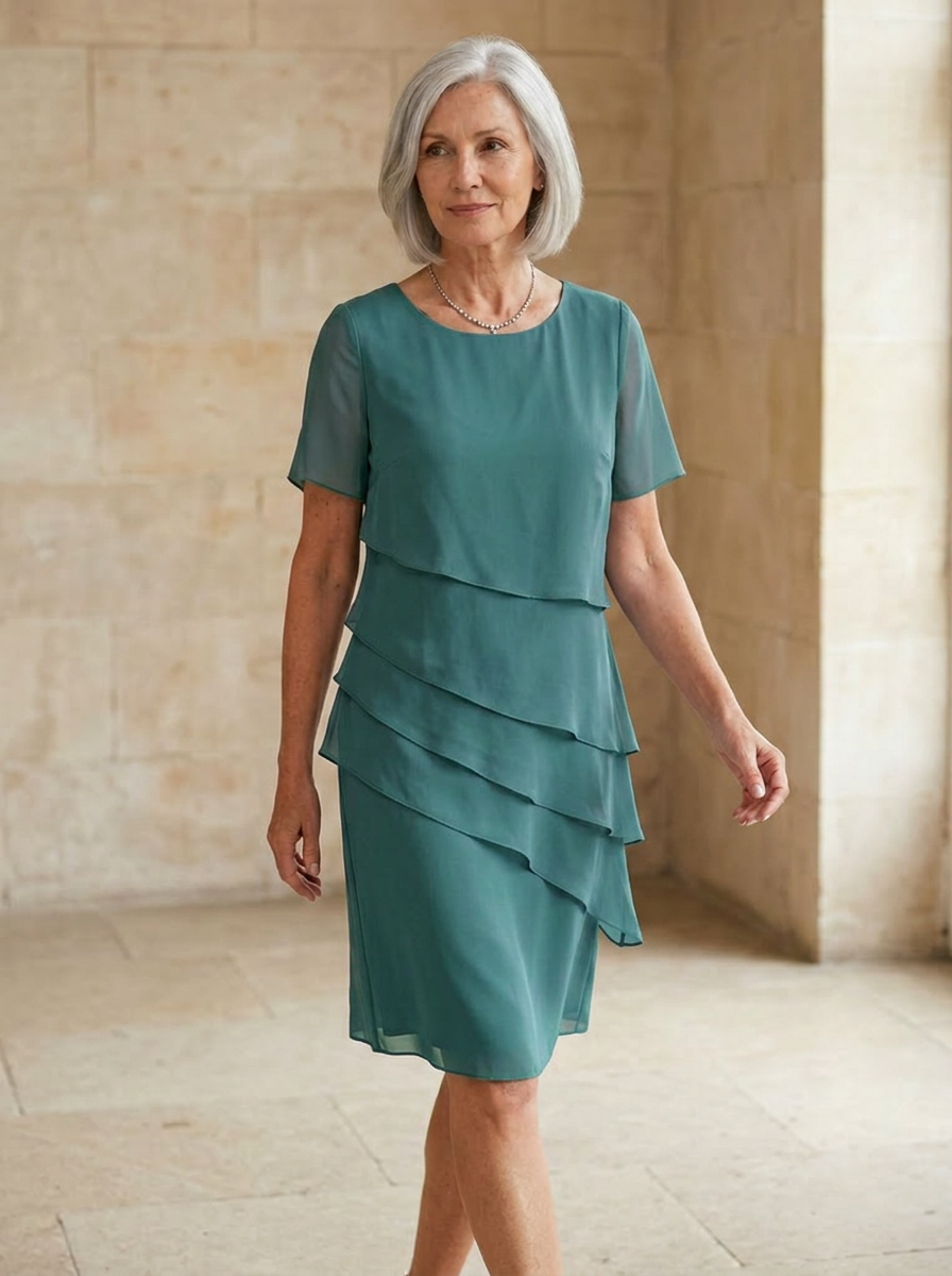 Rose | Layered Midi Dress