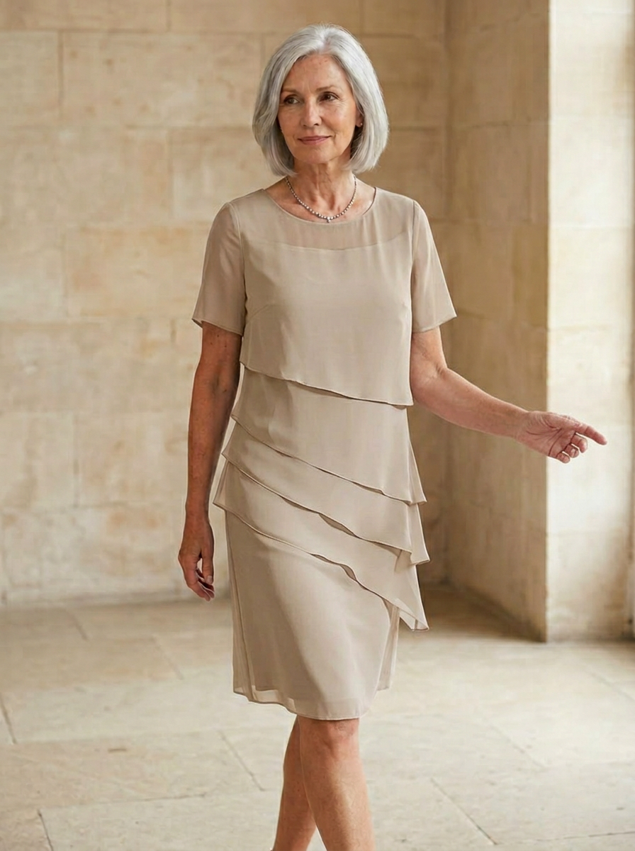 Rose | Layered Midi Dress