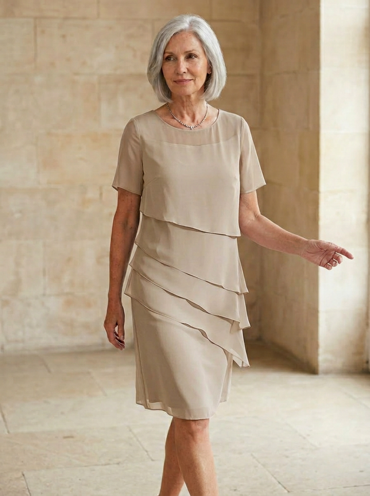 Rose | Layered Midi Dress