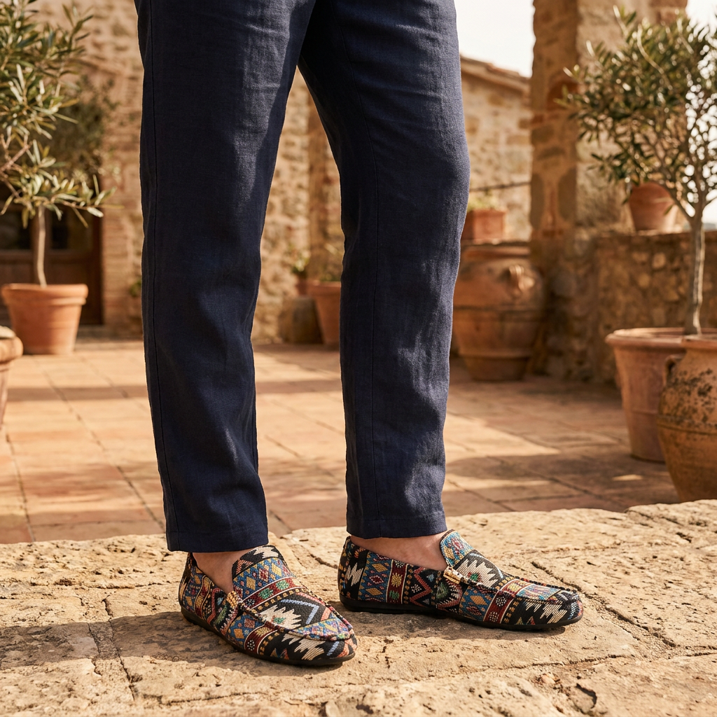 Salvatore | Men's Woven Loafers