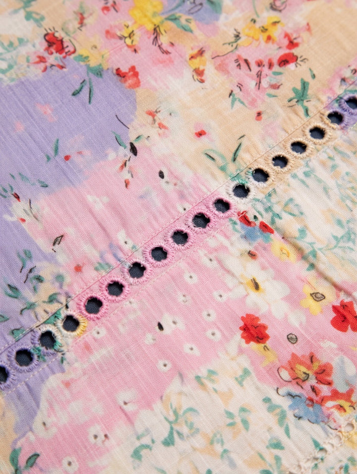 Lysiane — Flowing Floral Dress with Summer Charm
