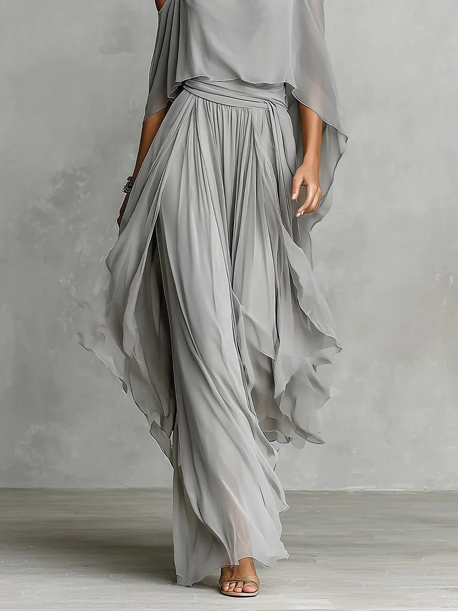 ENIA - Off-Shoulder Flowy Set