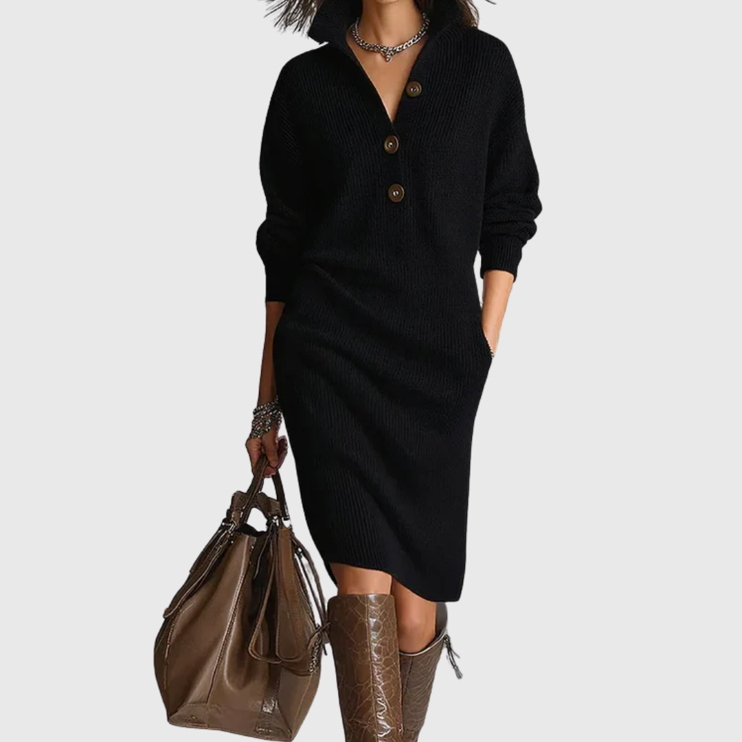 Clara - Elegant Sweater Dress