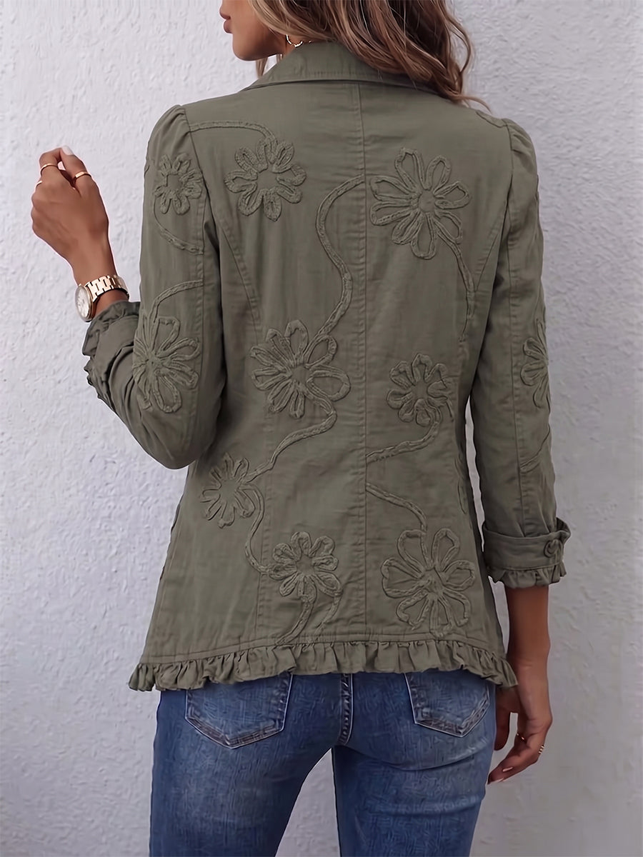 Eloria Floral Embroidered Jacket